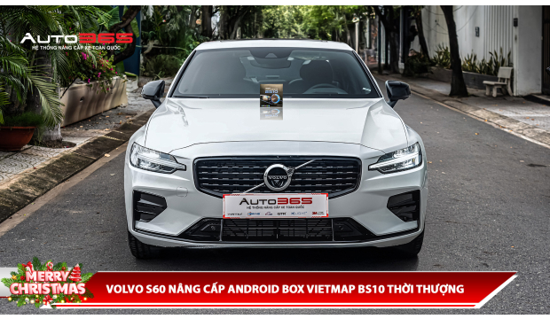 VOLVO S60 NÂNG CẤP ANDROID BOX VIETMAP BS10 THỜI THƯỢNG